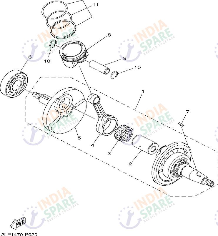 CRANKSHAFT & PISTON